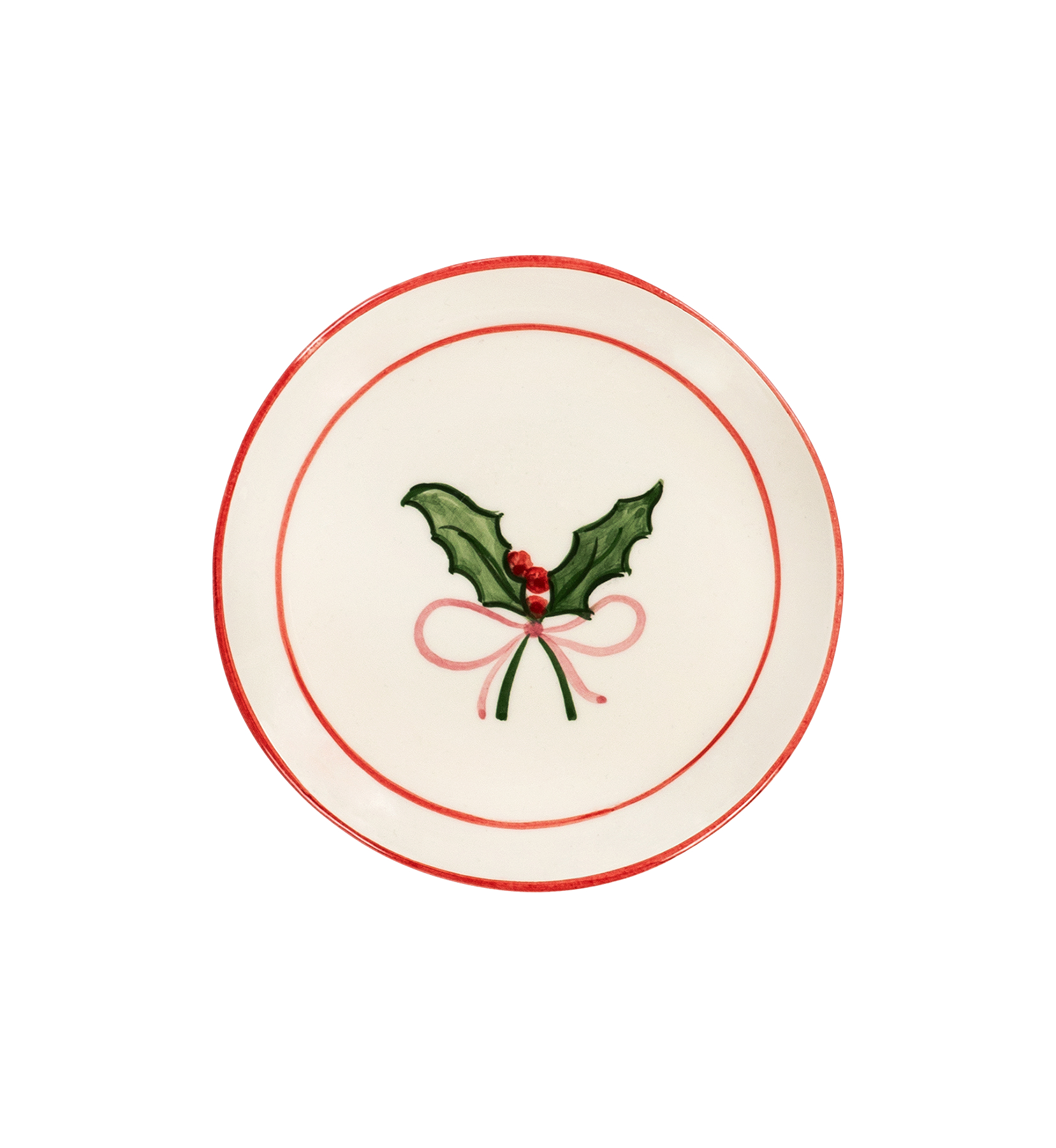 Holly Jolly Dessert tallerken - Multicolor
